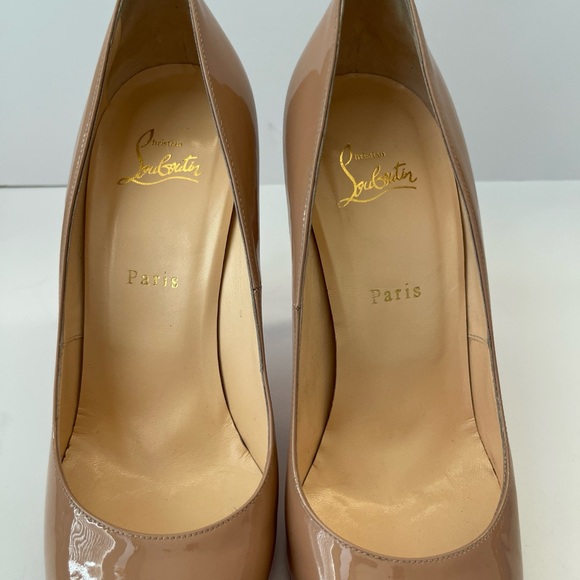 Christian Louboutin Heel Pump Beige Heel Size42 11.5 US - Picture 9 of 12